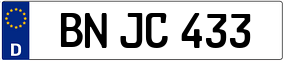 Truck License Plate